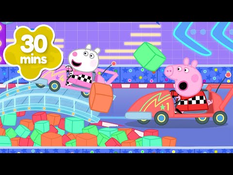 FASTEST Race Course Ever! 🏁 Peppa Drives a SPORTS CAR! 🏎️ BRAND NEW Peppa Pig Episodes