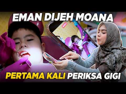 EMAN PERIKSA GIGI PERTAMA KALI. LUCU BANGET NURUT AJA..!!