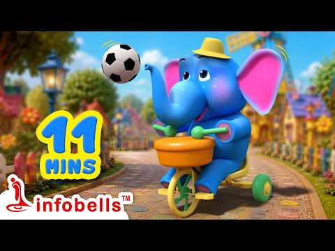 हाथी राजा कहाँ चले-Hathi Raja Kahan Chale Song | Hindi Rhymes for Children | Infobells #hindirhymes