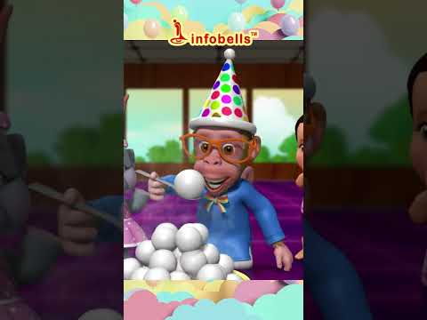 बंदर मामा पहन पजामा | Bandar Mama Pahan Pajama | Hindi Rhymes for Kids | Infobells #bandarmama