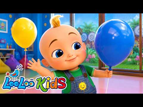 Rain Rain Go Away + Johny Johny Johny Yes Papa - Learn Colors with Balloons Surprise - Kids Songs