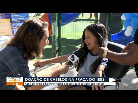 ASES NA MÍDIA  📺  Estudantes doam cabelo para mulheres em tratamento com câncer