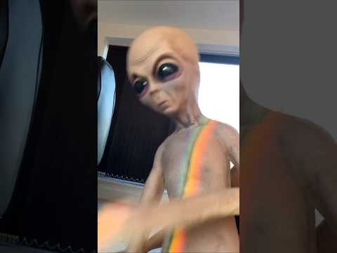 Dancing with my pet Alien 👽