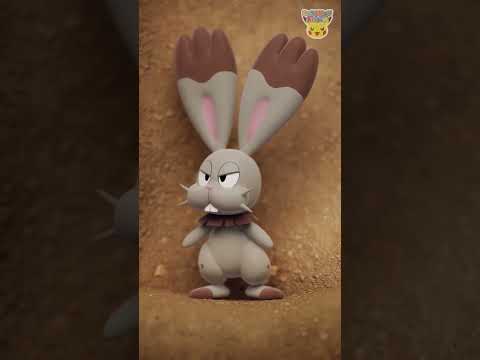 Pokémon Shorts - Animated Pokédex : Bunnelby - #PokemonFunVideo #PokemonKidsTV​