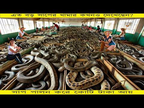 প্রতিমাস ইনকাম ১০ কোটি টাকা | 🐍 ভয়ংকর এই ব্যবসার গোপন রহস্য | Snake Farming Business | SudipNation