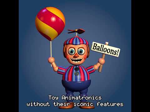 What Every FNAF 2 Character Looks Like WITHOUT Iconic Features