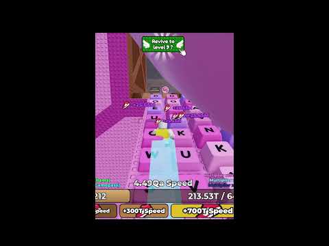 +1 speed keyboard stream #roblox #shorts