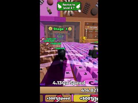 +1 speed keyboard stream #roblox #shorts