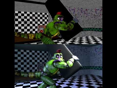 Toy Freddy defends Toy Bonnie from Monty BTS (FNAF Fight Animation)