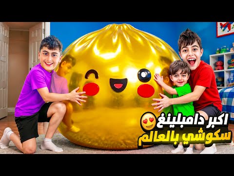 خلودة وقصي وكموتة عملوا أكبر دامبلينغ سكوشي بالعالم 😳عبيناها ميتين الف حبة اوربيز😱