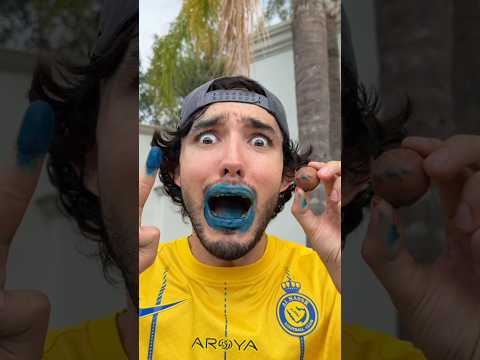 UN CHOCOLATE PINTO MIS DIENTES😱
