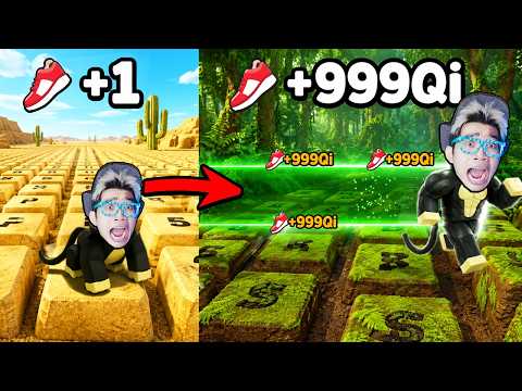 Kita Kera Bayi dari Awal Mendapat KECEPATAN MAKSIMAL di +1 Kecepatan di Escape ROBLOX!