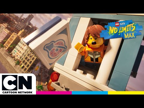 EXTREME! 💥 The best action moments from NEW Lego City: No Limits MAX |Cartoon Network
