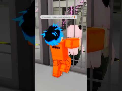 cold hearted girl in prison..❄️💔#robloxshorts #roblox