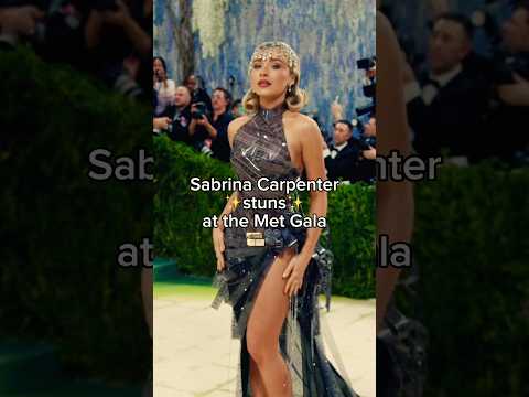 Sabrina Carpenter at the Met Gala 👀🎞️