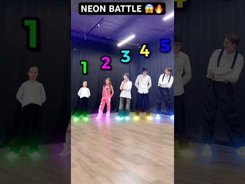 NEON SHUFFLE BATTLE 😎🔥 WHO BETTER? 🤔🏆 TUZELITY SHUFFLE 😨