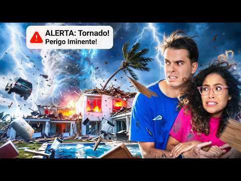 UM TORNADO DESTRUIU A MANSÃO! *Sobrevivemos? 