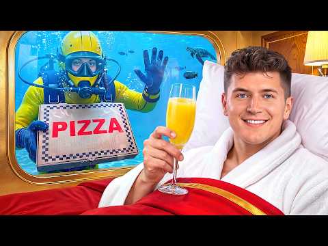 $1 vs $100,000 Hotel Food