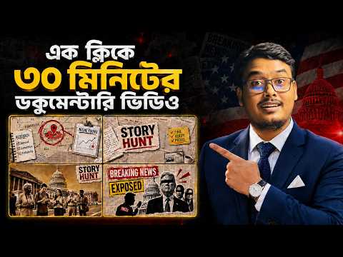 এক ক্লিকে ৩০ মিনিটের USA Documentary Video বানান | Full AI Tutorial
