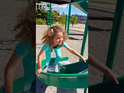 Kids learn to play safe in a playground