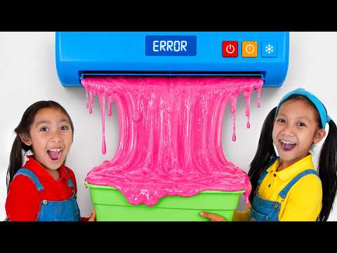 Maddie & Bella’s House Is Full of Slime!