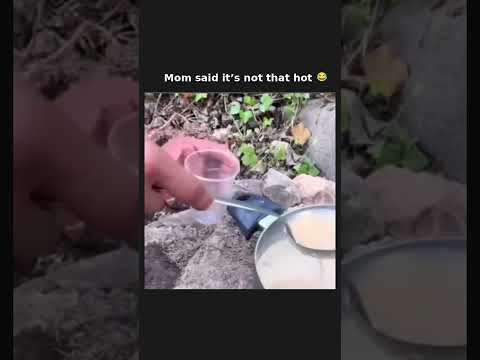 Even the cup said it was too hot 😂 subscribe for more #shorts