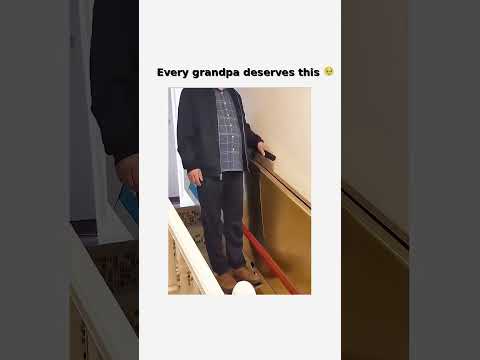 Grandpa unlocked first class ☺️ subscribe for more #shorts