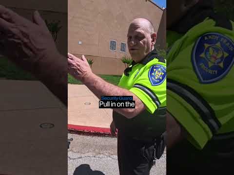 When A Biker Gets Randomly Stopped By Security…