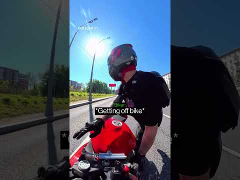 When A Biker Decides He’s Had Enough…