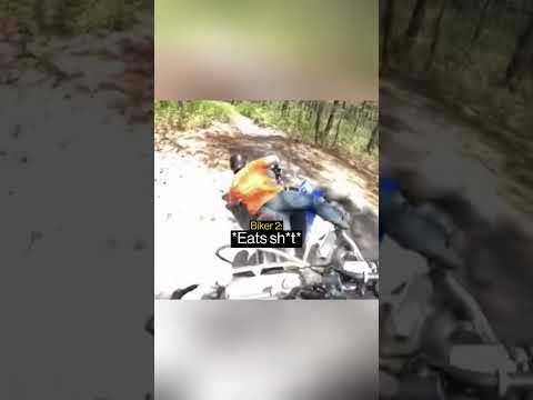 Biker’s Trail Ride Takes An Unusual Turn…