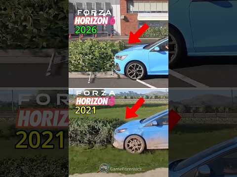 Forza Horizon 6 VS 5 - Foliage Physics Test