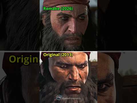 AC Black Flag Remake VS Original - Blackbeard Comparison