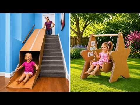 ✨ CARDBOARD CRAFTS THAT SAVED MY SANITY AS A PARENT! 😂🔥