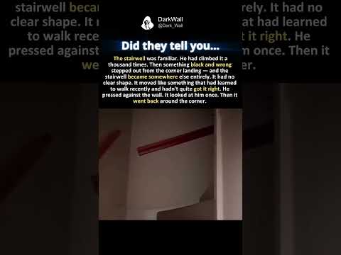 THE STAIRWELL BECAME SOMEWHERE ELSE