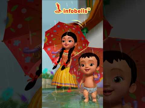 पानी बरसा छम छम छम - Pani Barsa Chham Chham Chham | Hindi Rhymes for Kids | Infobells #hindirhymes