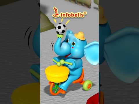 हाथी राजा कहाँ चले - Hathi Raja Kahan Chale | Hindi Nursery Rhyme for Kids | Infobells #hathiraja