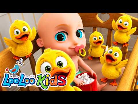 Five Little Ducks with Johny Johny Yes Papa - Learn Colors with Kids Songs - LooLoo Kids