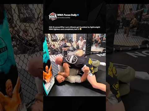 Larry Wheels couldn’t believe lightweight MMA fighters humbled him like this 😳