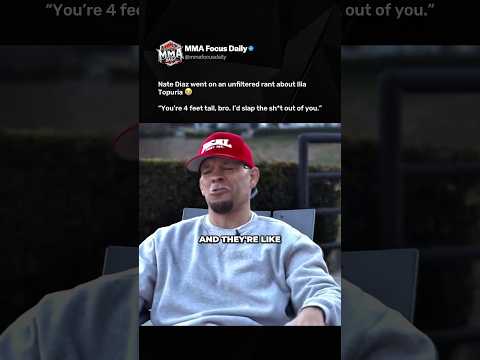 Nate Diaz said he doesn’t like Ilia Topuria 😅