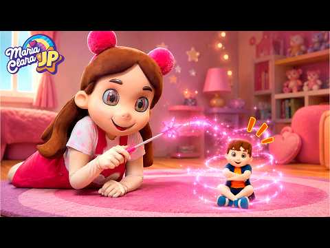 Maria Clara encolhe o JP com uma varinha mágica!