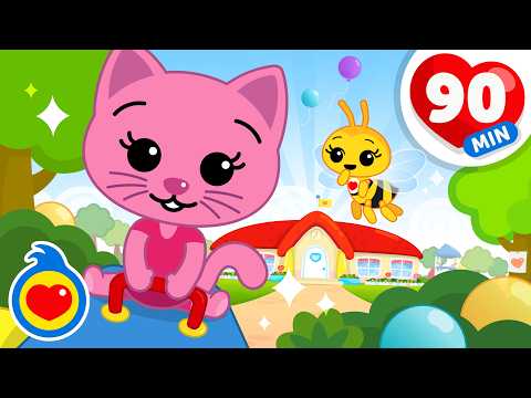 Primer Día De Clases 🎒📚 Y Más Canciones Infantiles Para Aprender (90 Min) | Plim Plim