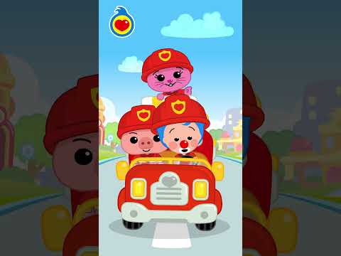 🚒 Las Ruedas del Camión de Bomberos 🧑‍🚒🔥 Canciones Infantiles | Plim Plim
