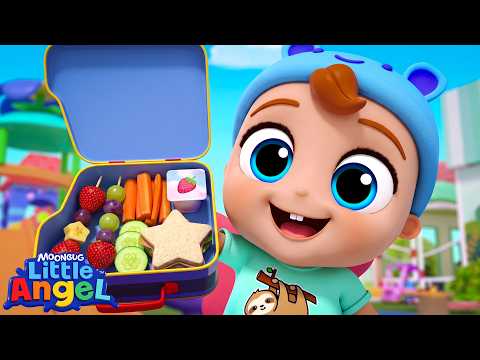 Baby John’s Yummy Lunchbox Surprise! 🍱🥪 | Little Angel Nursery Rhymes & Kid Songs