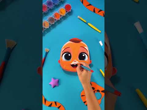 Look at Baby John’s Tiger Face Paint! 🎨 #littleangel #facepaint