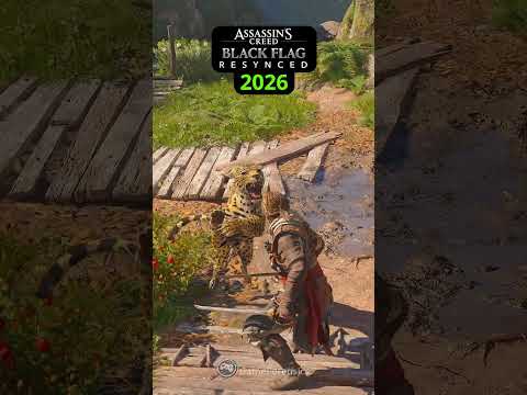 AC Black Flag Resynced VS Original - Jaguar Attack