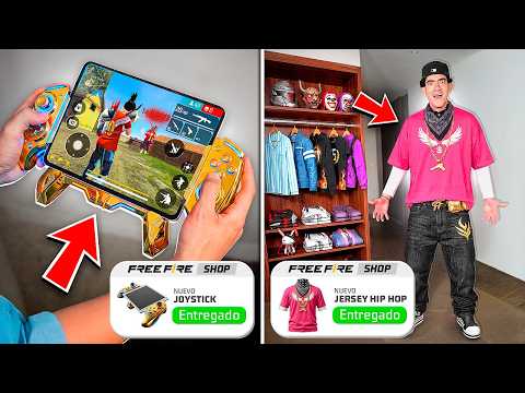 Probé 10 PRODUCTOS VIRALES para DAR ROJO en FREE FIRE !! - TheDonato