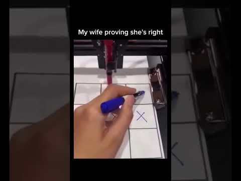 My wife proving she's right 🤖😂 Subscribe! #shorts