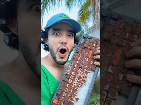 HICE UN TECLADO DE CHOCOLATE😱