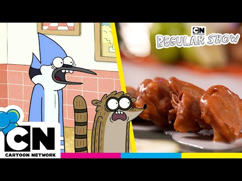 Cheese Sandwich & Apple Pie from Regular Show 🧀🍎 | Cartoon Network Menu
