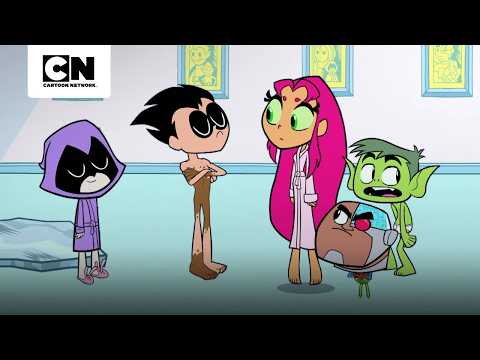 TODOS ESTÁN SIN SUS UNIFORMES Y HAY PROBLEMAS | LOS JÓVENES TITANES EN ACCIÓN | CARTOON NETWORK